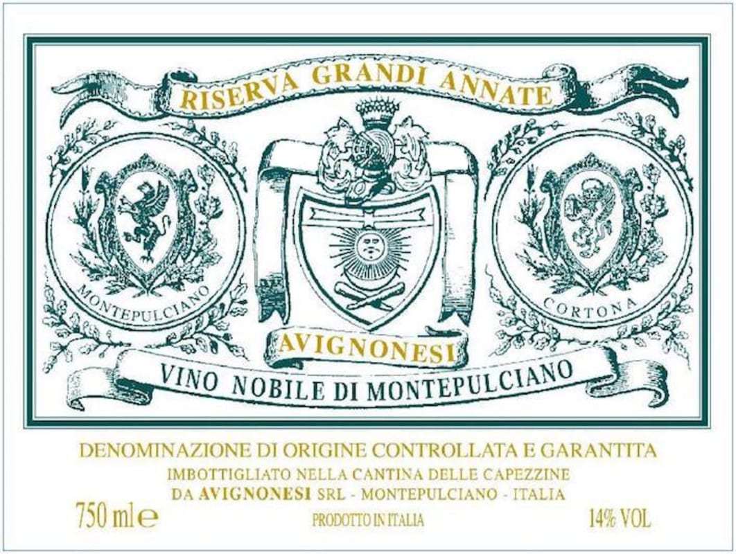 Avignonesi Vino Nobile di Montepulciano Riserva Grandi Annate 2011 Front Label