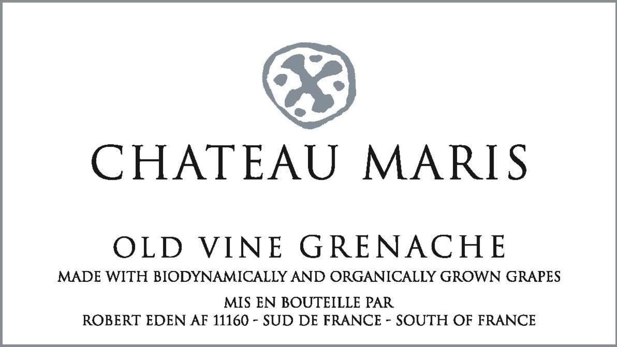 Chateau Maris Old Vine Grenache 2008 Front Label