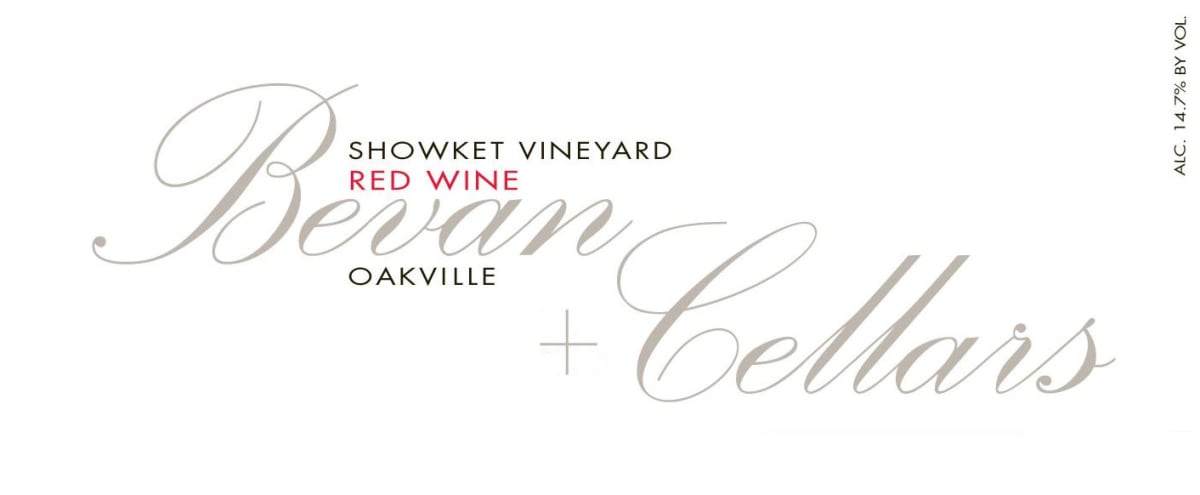 Bevan Cellars Showket Vineyard Red 2012 Front Label