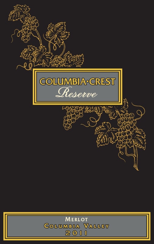 Columbia Crest Reserve Merlot 2011 Front Label