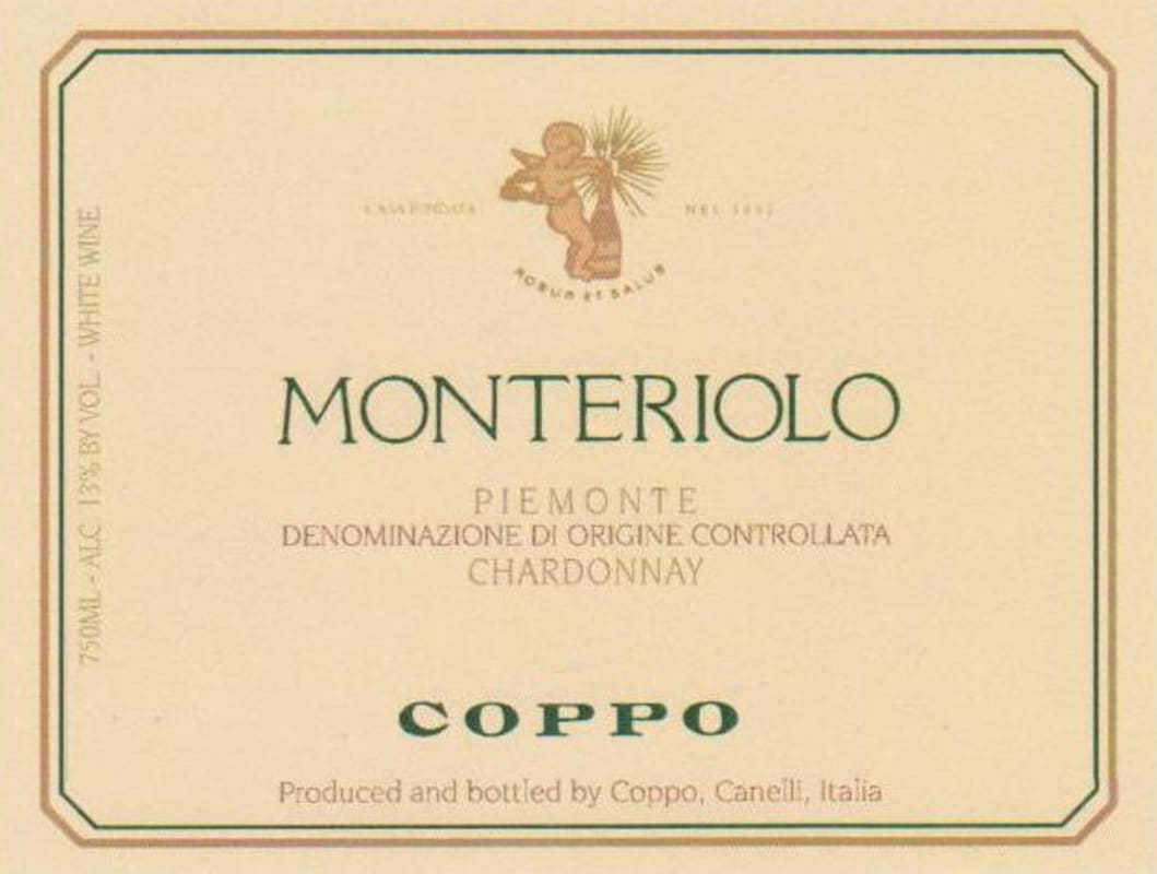 Coppo Monteriolo Chardonnay 2008 Front Label