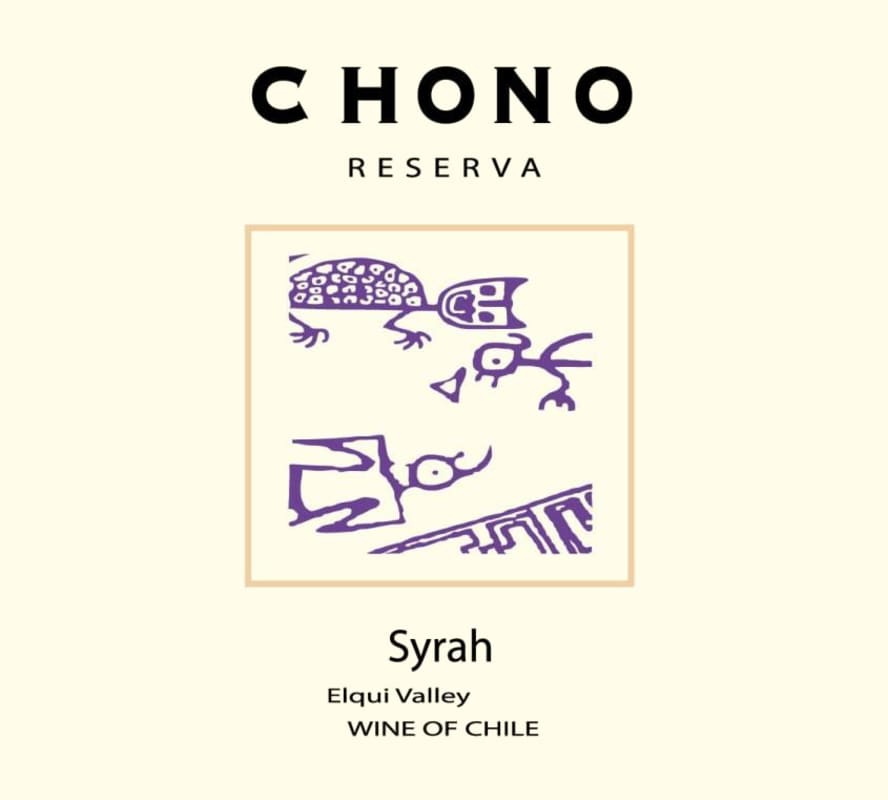 Chono Reserva Syrah 2012 Front Label