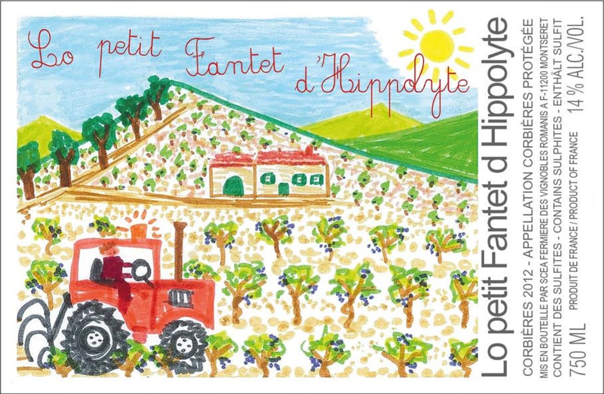 Chateau Ollieux Romanis Lo Petit Fantet d'Hippolyte Rouge 2015 Front Label