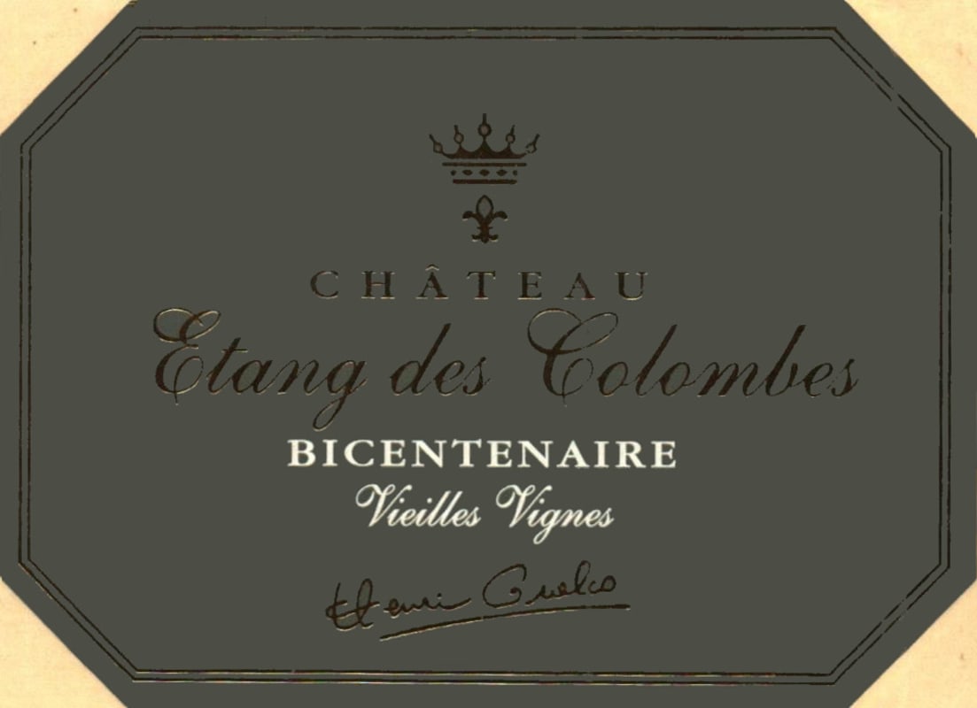 Etang des Colombes Corbieres Bicentenaire Vieilles Vignes 2011 Front Label