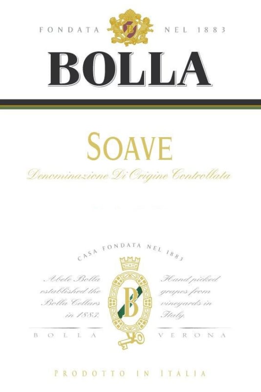 Bolla Soave 2013 Front Label