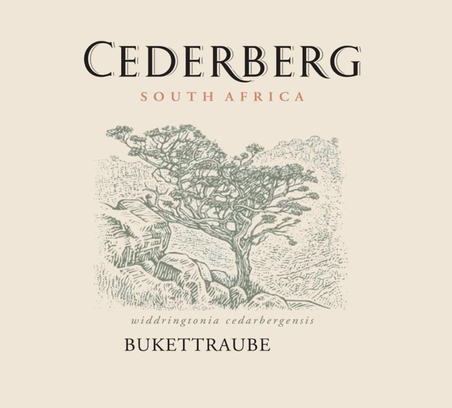 Cederberg Bukettraube 2015 Front Label