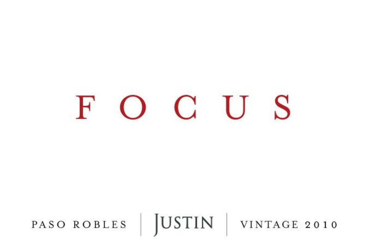 Justin Focus 2010 Front Label
