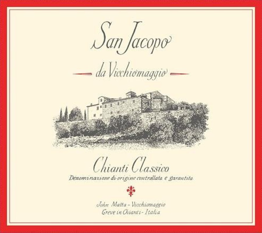 Castello Vicchiomaggio Chianti Classico San Jacopo 2014 Front Label