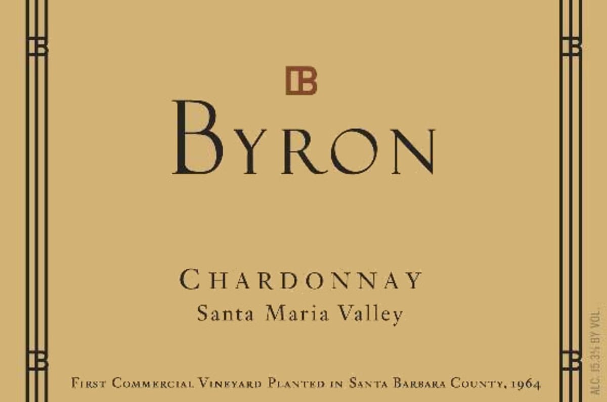 Byron Chardonnay 2012 Front Label