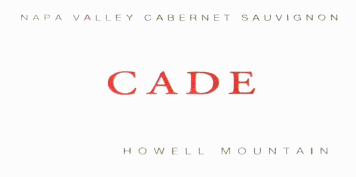 CADE Howell Mountain Cabernet Sauvignon 2009 Front Label