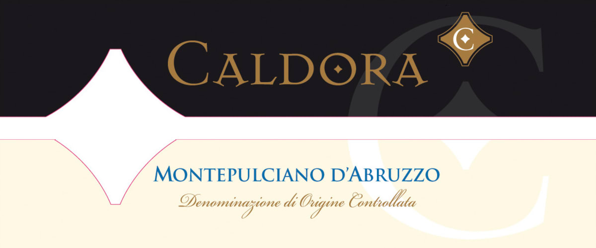 Caldora Montepulciano d'Abruzzo 2012 Front Label