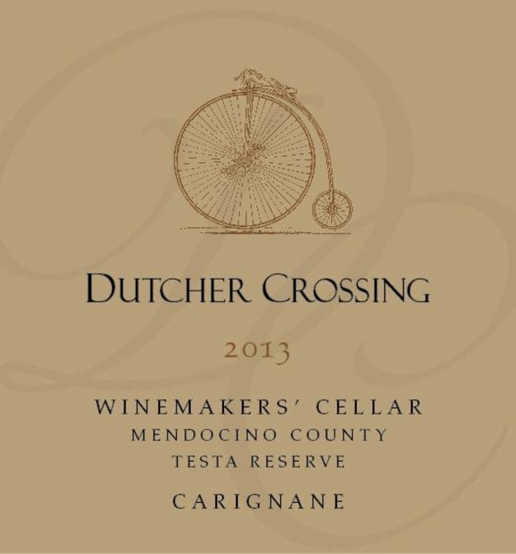Dutcher Crossing Winery Winemaker's Cellar Testa Reserve Carignane 2013 Front Label