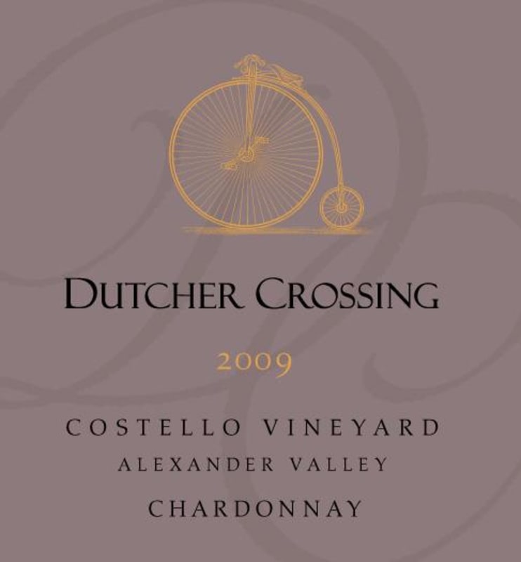 Dutcher Crossing Winery Costello Vineyard Chardonnay 2009 Front Label