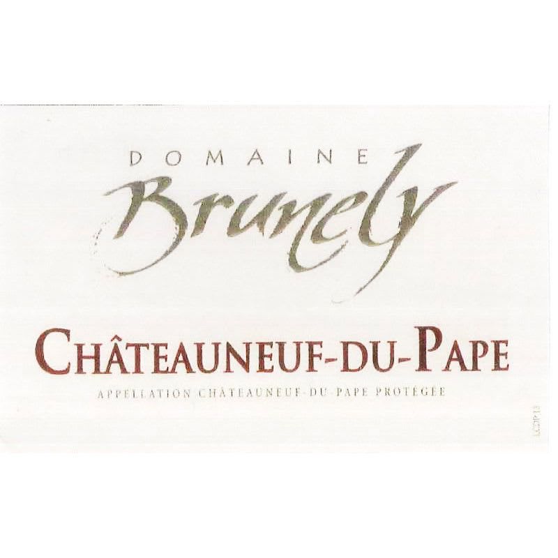 Domaine Brunely Chateauneuf-du-Pape 2015 Front Label