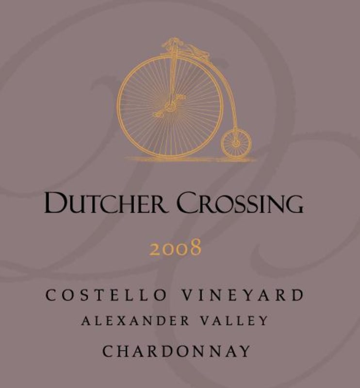 Dutcher Crossing Winery Costello Vineyard Chardonnay 2008 Front Label