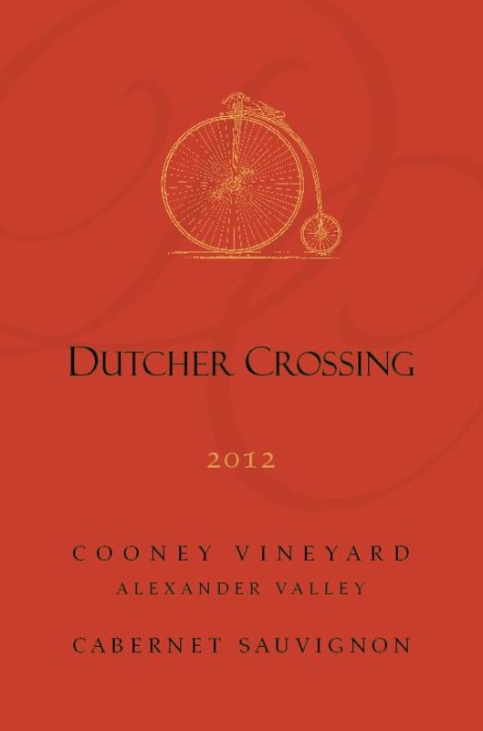 Dutcher Crossing Winery Cooney Vineyard Cabernet Sauvignon 2012 Front Label