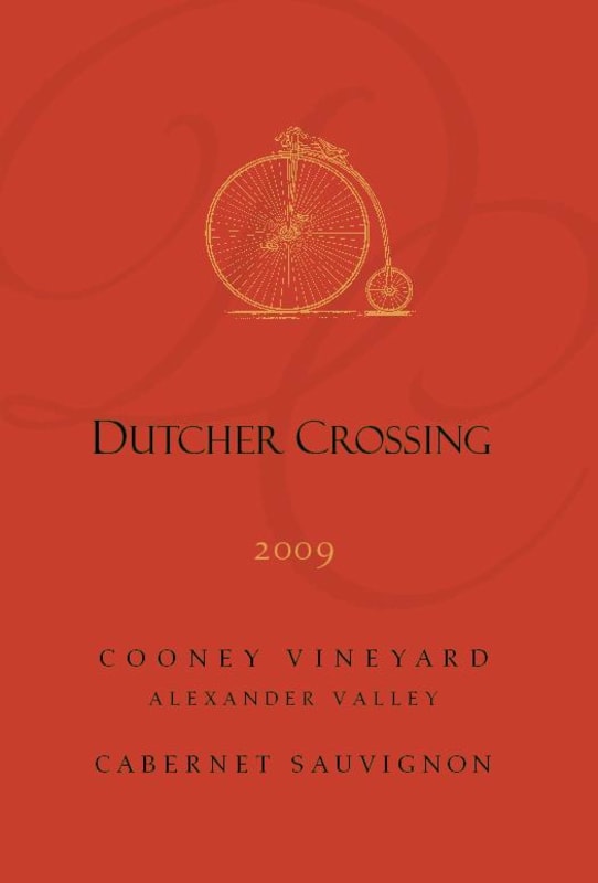 Dutcher Crossing Winery Cooney Vineyard Cabernet Sauvignon 2009 Front Label