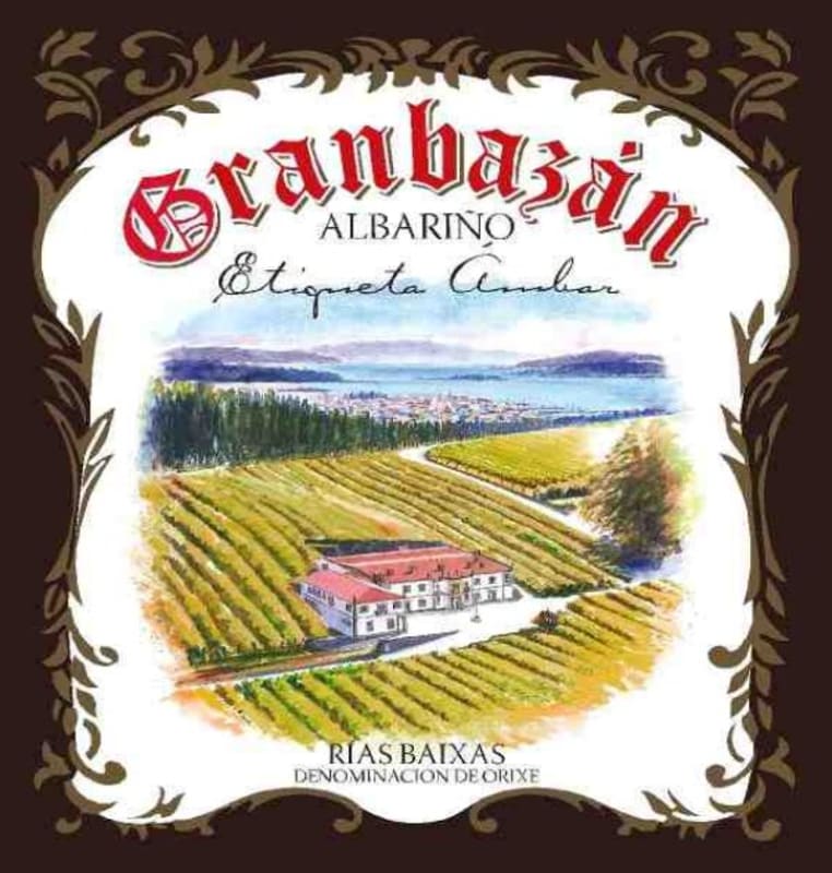 Granbazan Etiqueta Ambar Albarino 2013 Front Label