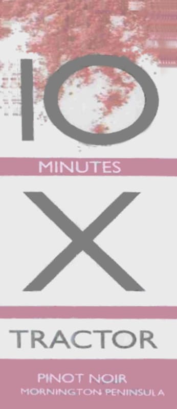 Ten Minutes by Tractor Wine Co. 10X Pinot Noir 2012 Front Label