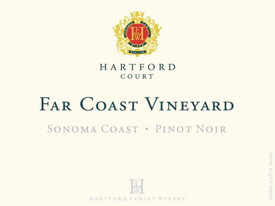 Hartford Far Coast Vineyard Pinot Noir 2011 Front Label