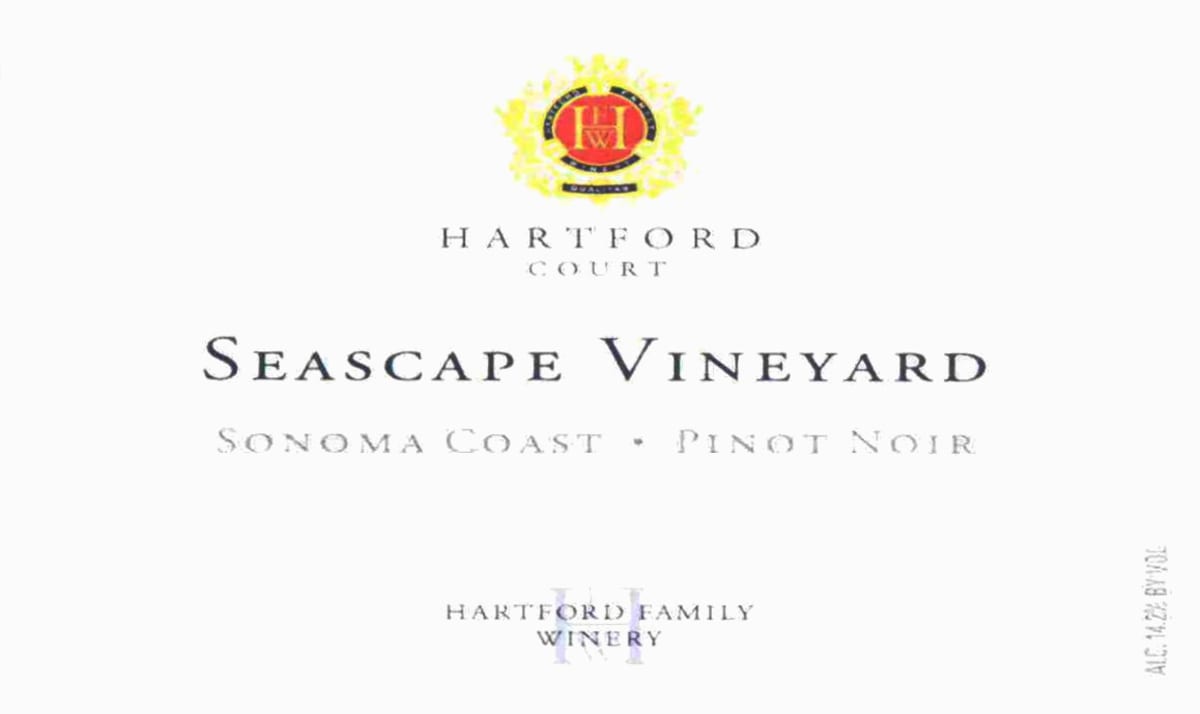 Hartford Seascape Vineyard Pinot Noir 2007 Front Label