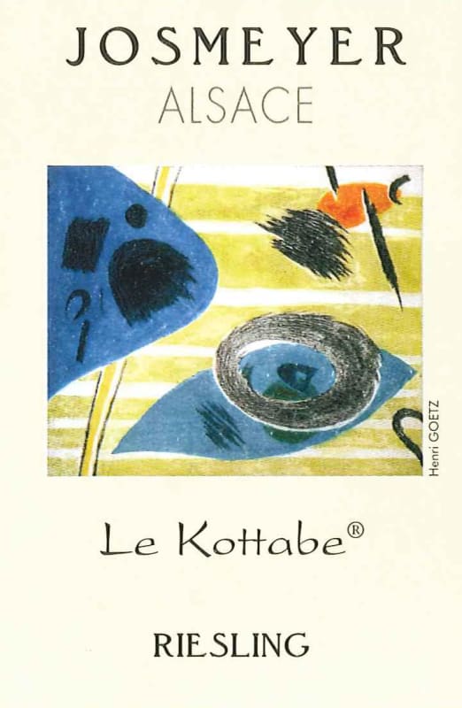 Josmeyer Le Kottabe Riesling 2011 Front Label