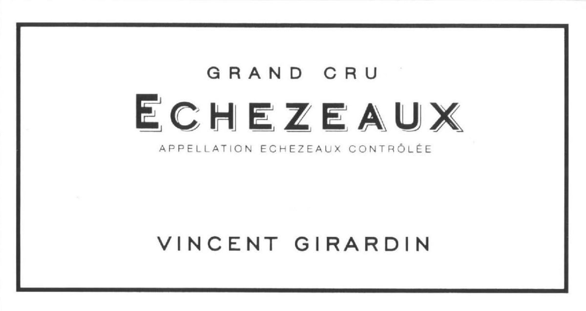 Vincent Girardin Echezeaux Grand Cru 2008 Front Label