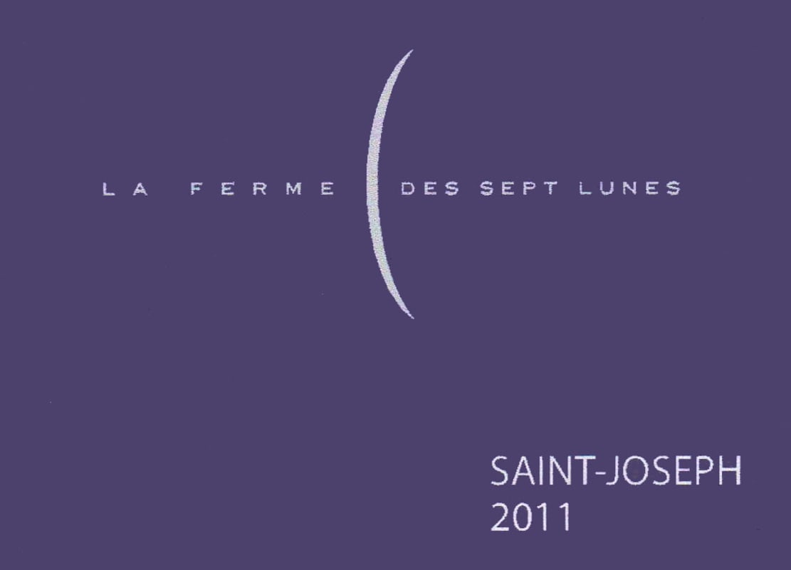 La Ferme des Sept Lunes Saint-Joseph 2011 Front Label