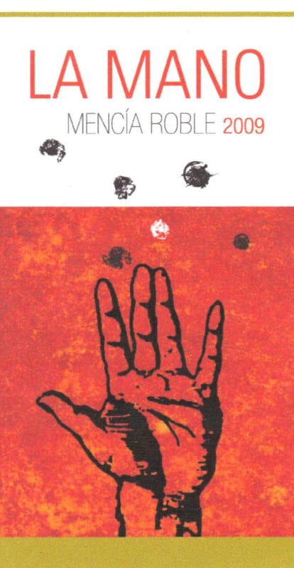 La Mano Roble Mencia 2009 Front Label