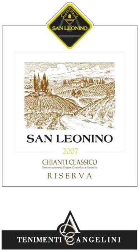 Tenimenti Angelini Chianti Classic San Leonino Riserva 2007 Front Label