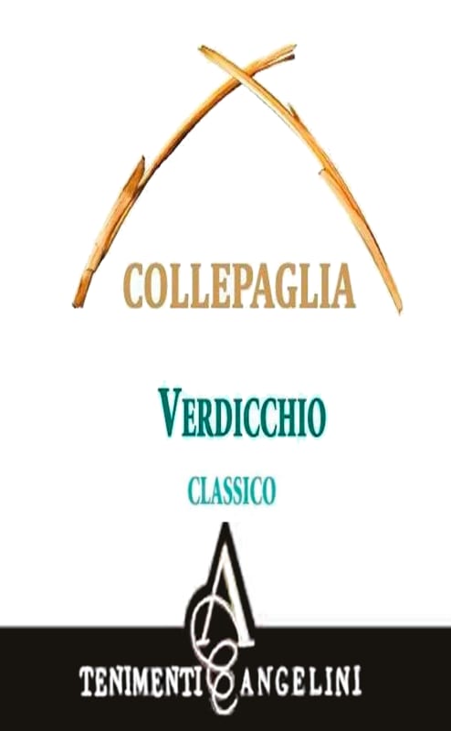 Tenimenti Angelini Collepaglia Verdicchio dei Castelli di Jesi Classico 2013 Front Label