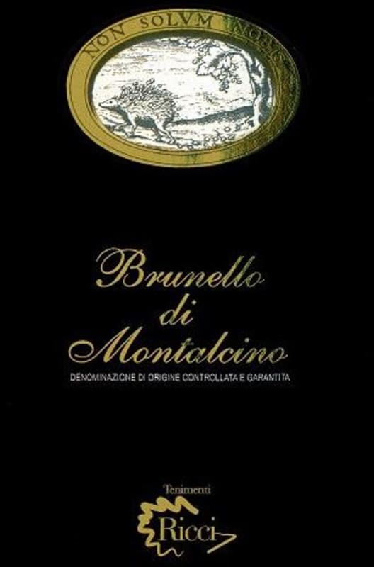 Tenimenti Ricci Brunello di Montalcino 2012 Front Label