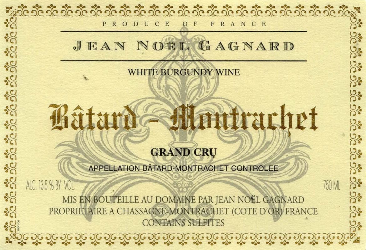 Jean-Noel Gagnard Batard-Montrachet Grand Cru 2013 Front Label