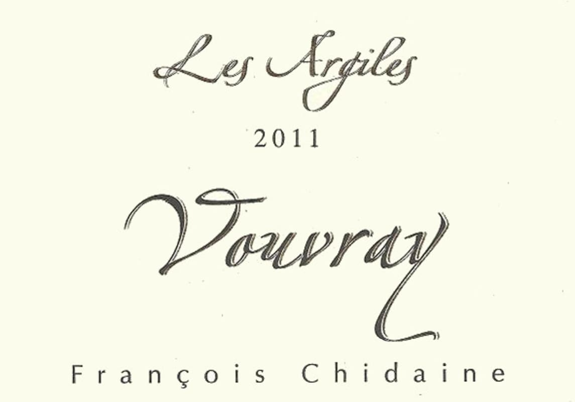 Francois Chidaine Vouvray Les Argiles 2011 Front Label