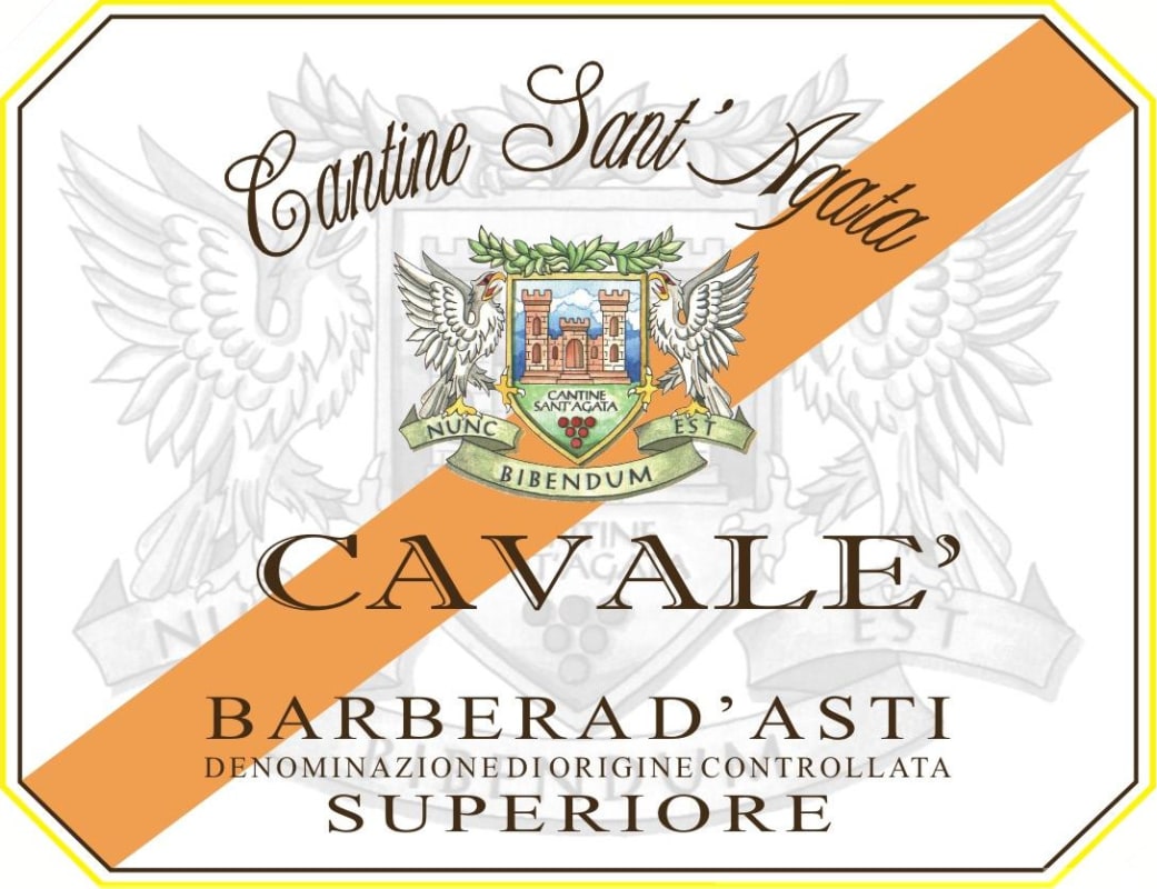 Tenimenti Famiglia Cavallero Barbera d'Asti Superiore Cavale 2012 Front Label