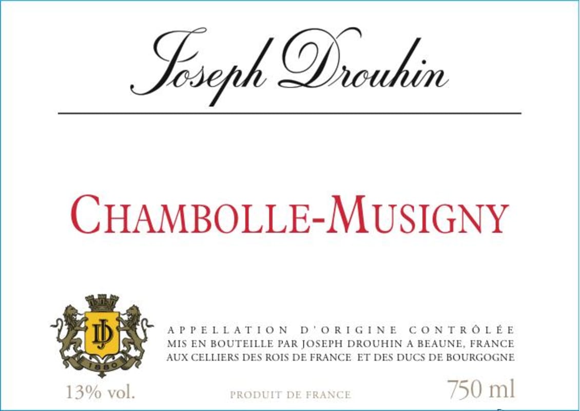 Joseph Drouhin Chambolle-Musigny 2010 Front Label
