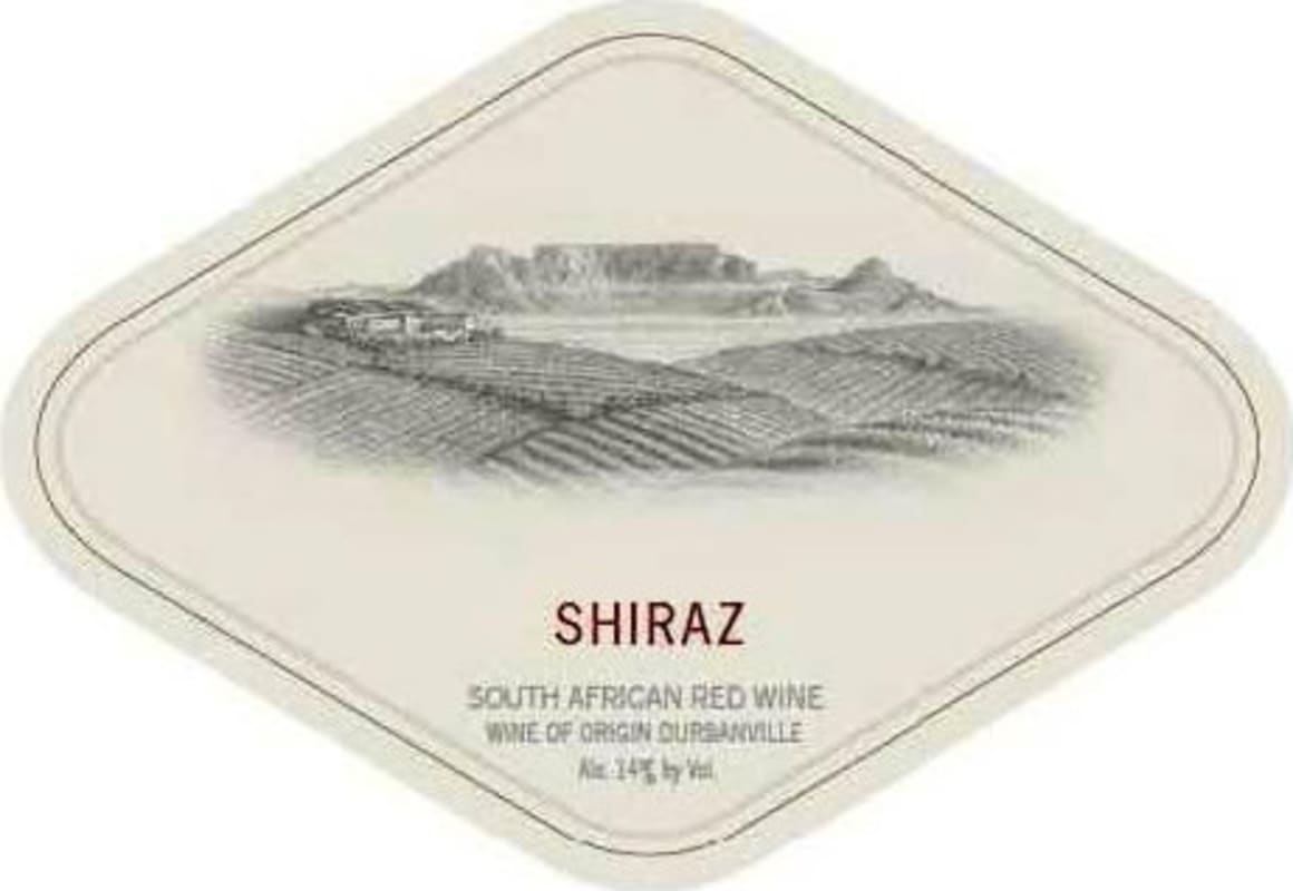 Durbanville Hills Shiraz 2013 Front Label