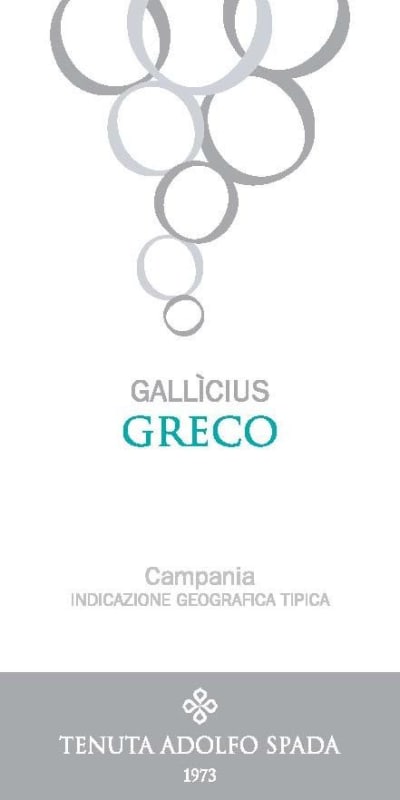 Tenuta Adolfo Spada Srl Campania Gallicius Greco 2013 Front Label
