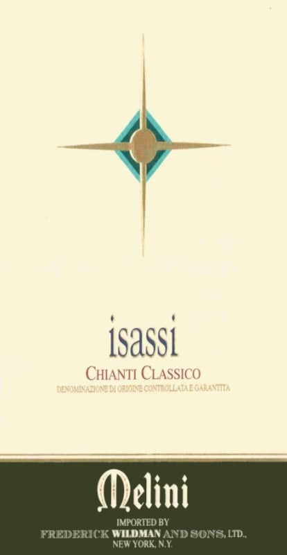 Fattorie Melini Chianti Classico Isassi 2012 Front Label