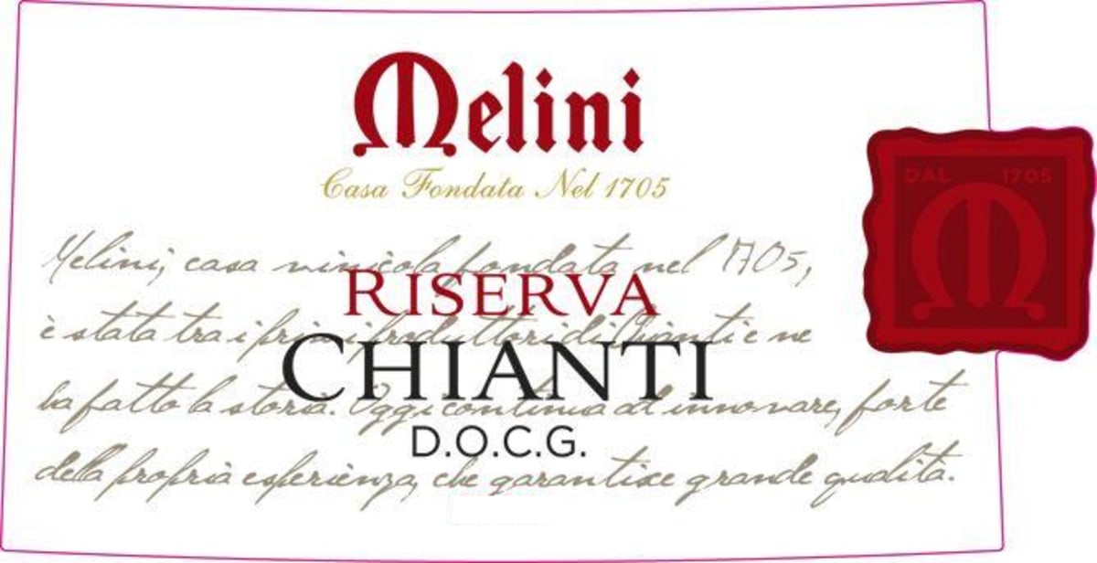 Fattorie Melini Chianti Riserva 2010 Front Label