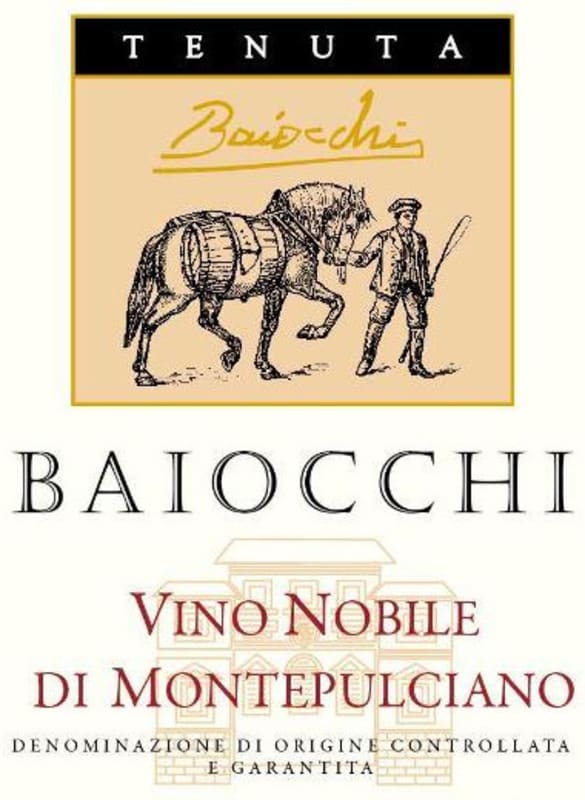Tenuta Baiocchi Vino Nobile di Montepulciano 2012 Front Label