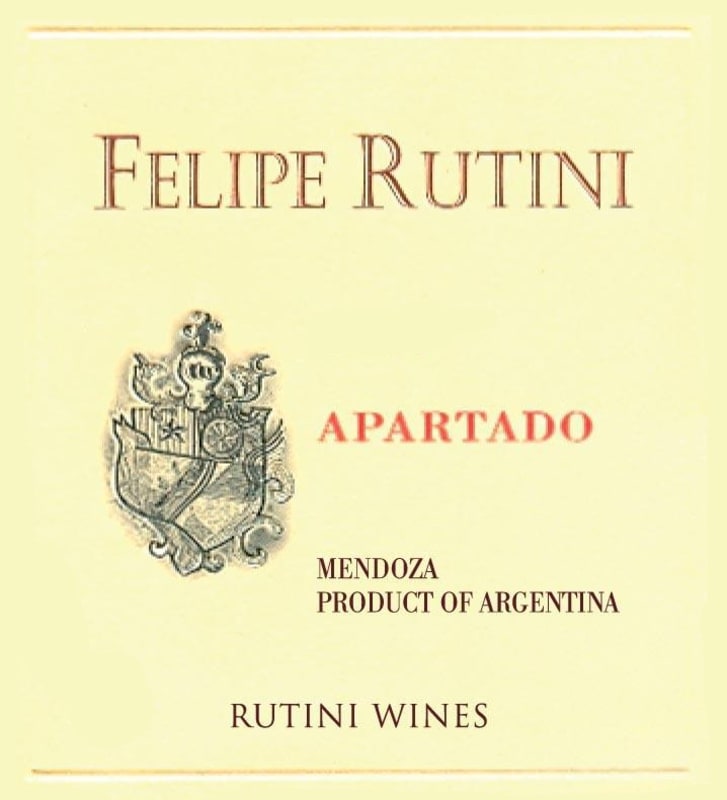 Rutini Apartado 2010 Front Label