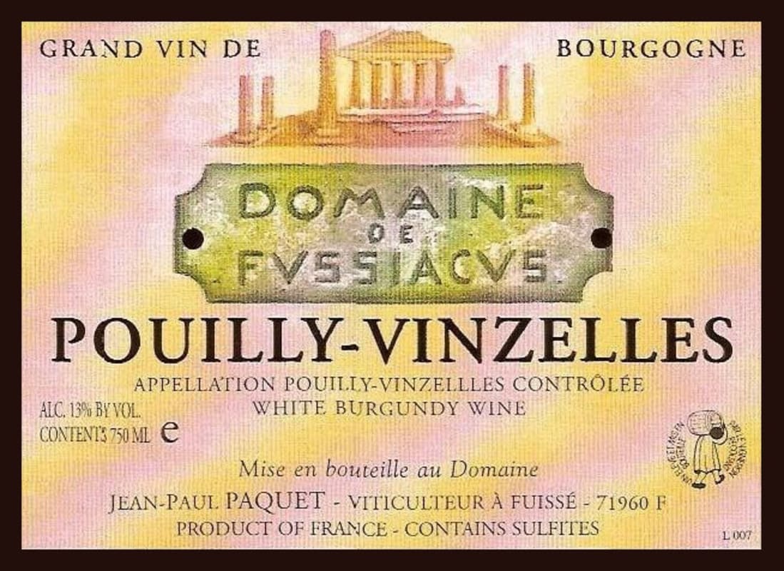 Dom. Fussiacus Pouilly-Vinzelles 2004 Front Label