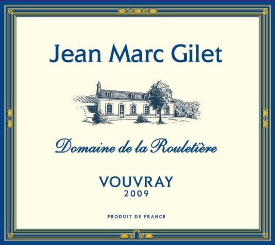 Dom. de la Rouletiere Vouvray Sec 2009 Front Label