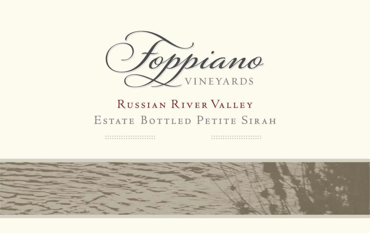Foppiano Estate Petite Sirah 2010 Front Label