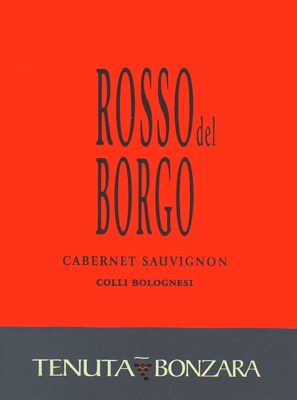 Tenuta Bonzara Colli Bolognesi Rosso del Borgo Cabernet Sauvignon 2013 Front Label