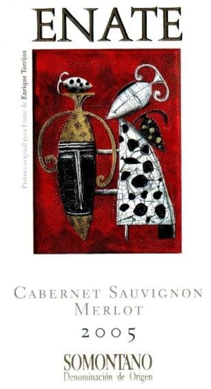 Enate Cabernet Sauvignon Merlot 2005 Front Label