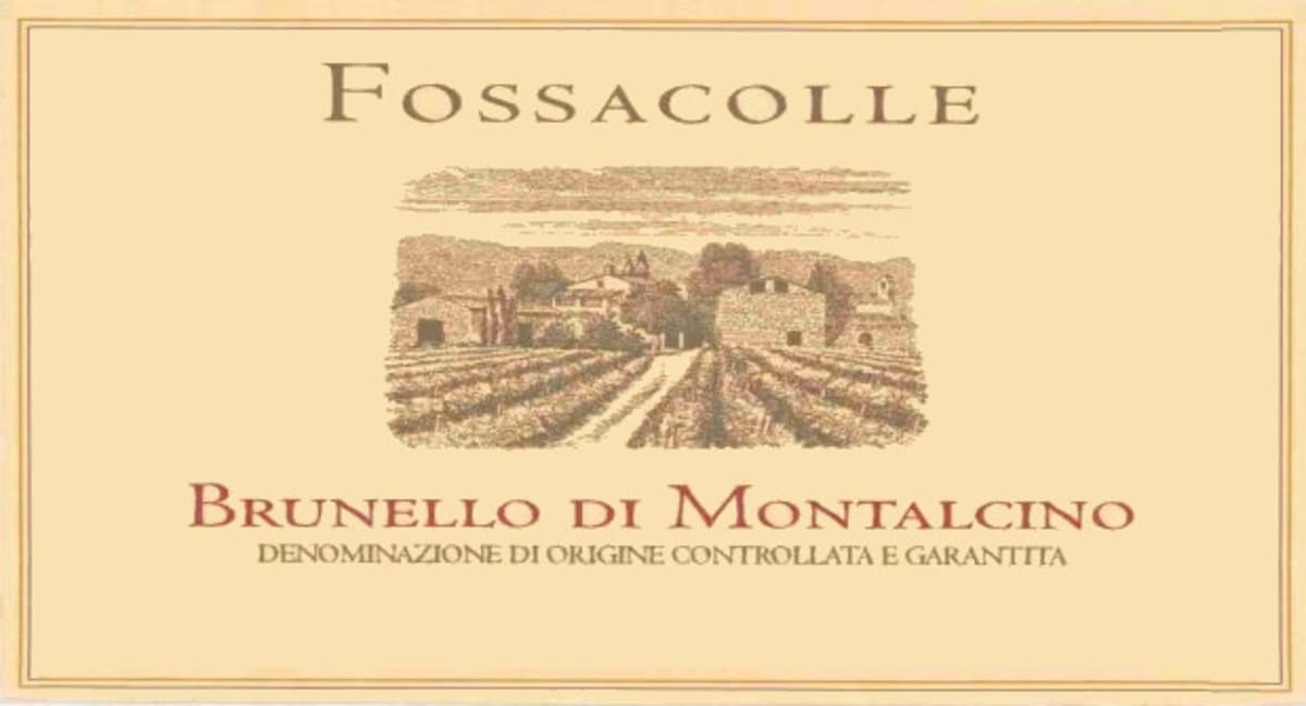 Fossacolle Brunello di Montalcino 2004 Front Label