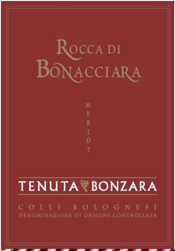 Tenuta Bonzara Colli Bolognesi Rocca di Bonacciara Merlot 2008 Front Label