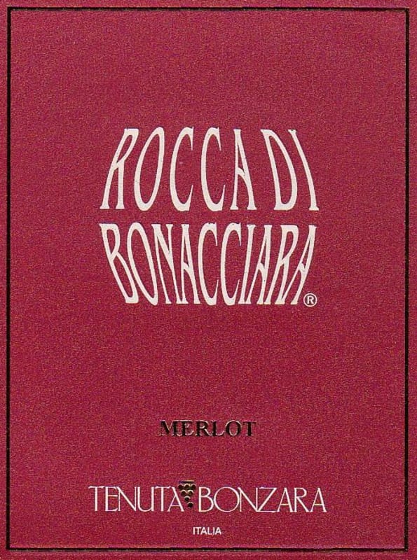 Tenuta Bonzara Colli Bolognesi Rocca di Bonacciara Merlot 2001 Front Label